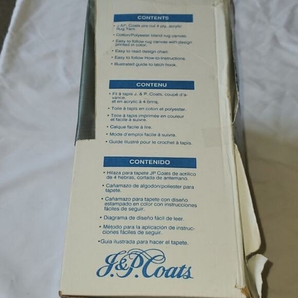 J&P Coats Thoroughbreds Latchhook Sz. 27" x 40" - Picture 8 of 10